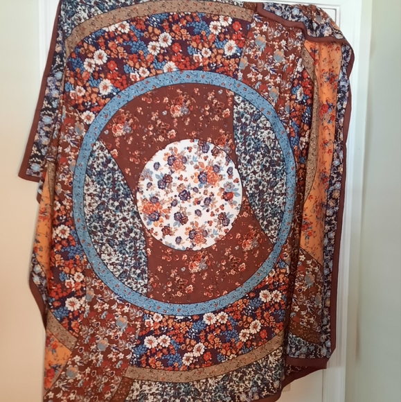 Vintage Scarf - Golden Mustard, Large - Picture 2 of 6